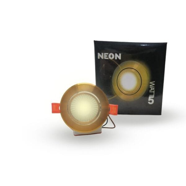 اسبوط رينو 5وات ابيض COB دهبي Neon